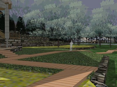 山地景觀,現(xiàn)代主義風(fēng)格