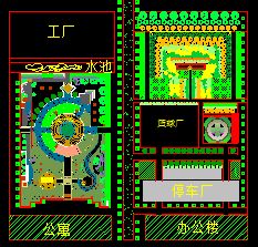 某工廠景觀規(guī)劃設計圖紙免費下載