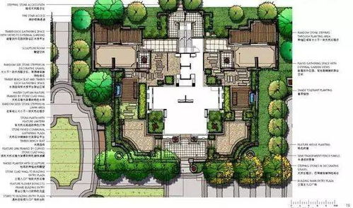 100款園林庭院景觀設計平面圖鑒賞，總有一款觸動你的理想棲居